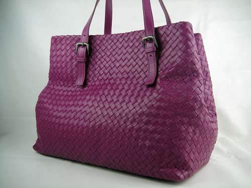 Bottega Veneta Lambskin Tote Bag 1026 purple